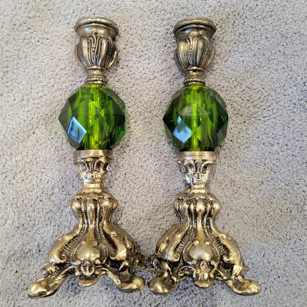 Emerald Candelabras